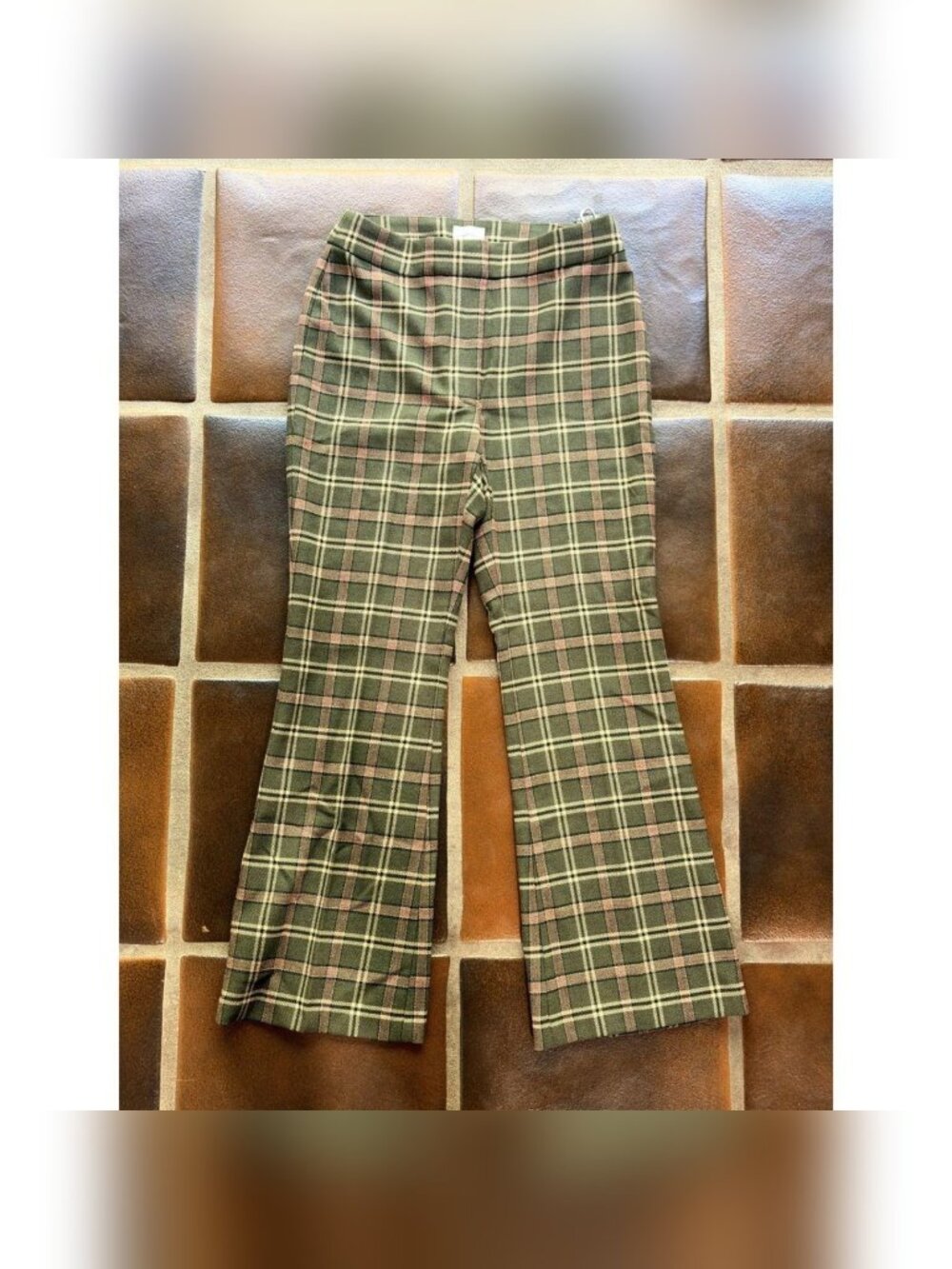 Wilfred by Aritzia Plaid Flare Pants (has matching jacket in other listing!)